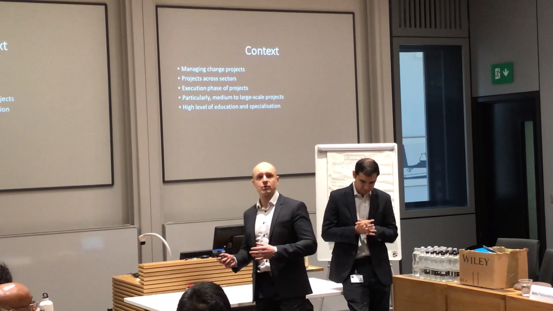 Radek Jaros podczas wystąpienia w szkole biznesu University of Oxford – Saïd Business School.